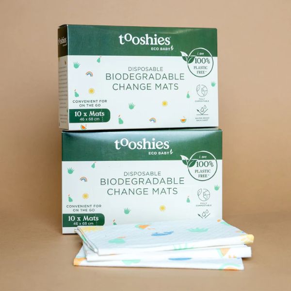 Tooshies Biodegradable Change Mats 10pk