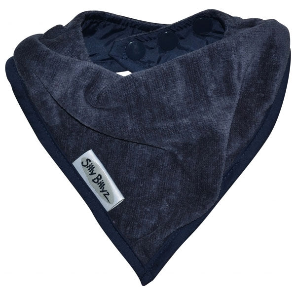 Silly Billyz Towel Bandana Bib Navy