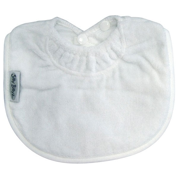 Silly Billyz Towel Biblet White