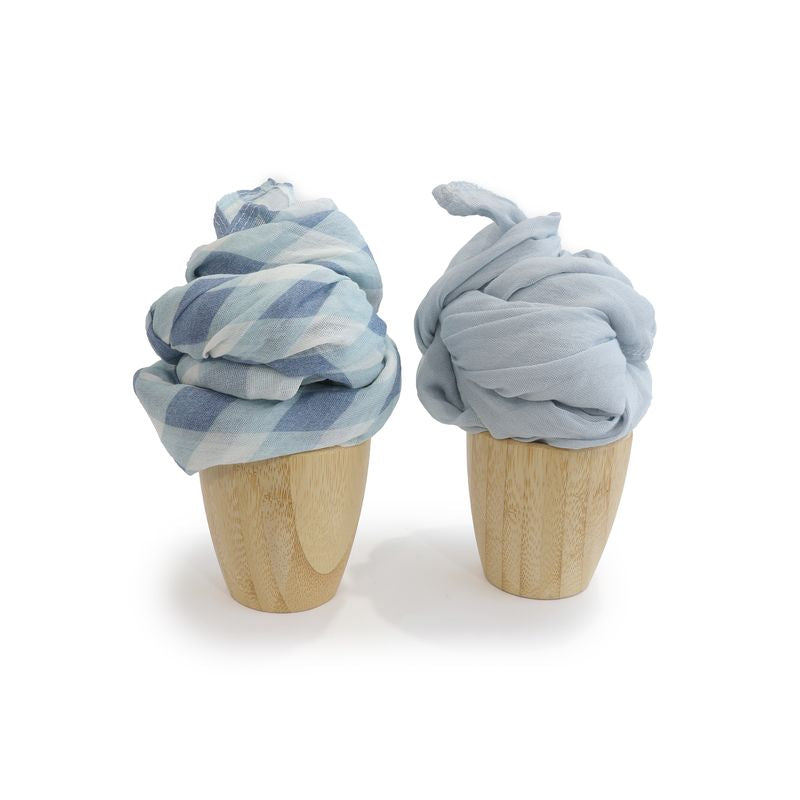 Bubba Blue Sundae Muslin Wraps 2pk