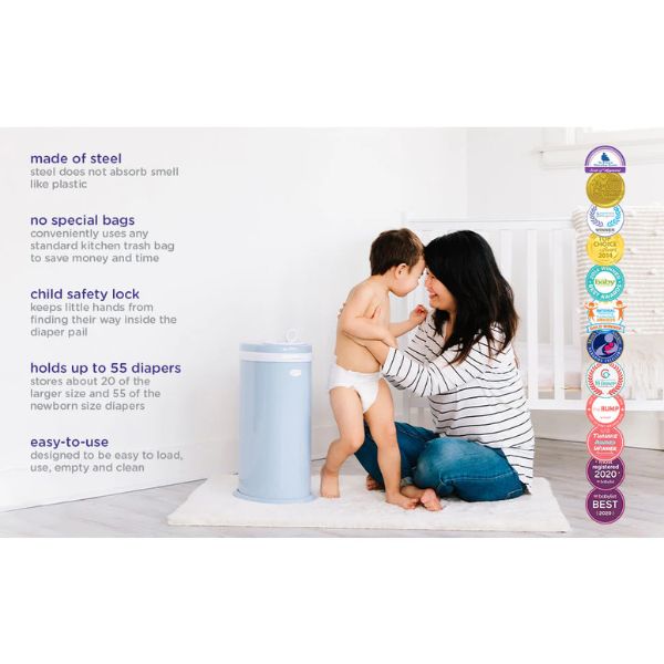 Ubbi Nappy Bin Taupe