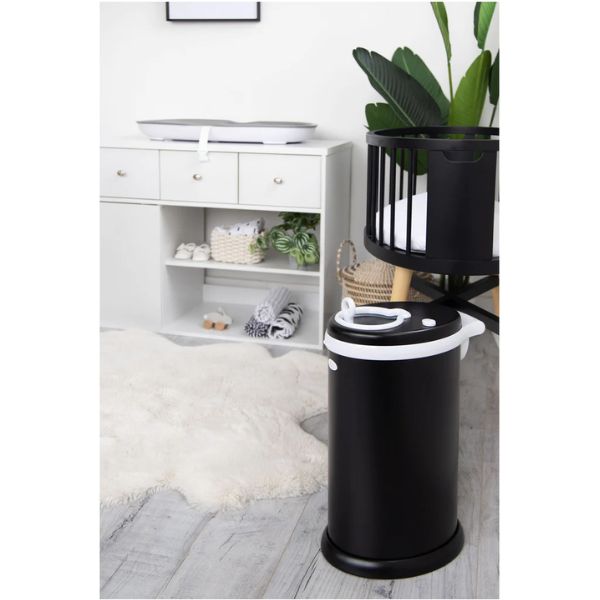 Ubbi Nappy Bin Matte Black