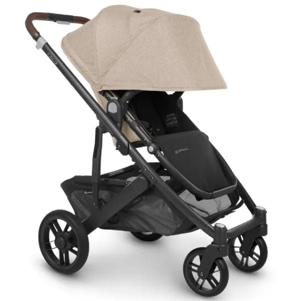 UPPAbaby Cruz V2 Stroller Liam (Oat Melange/Carbon Frame/Chestnut Leather)