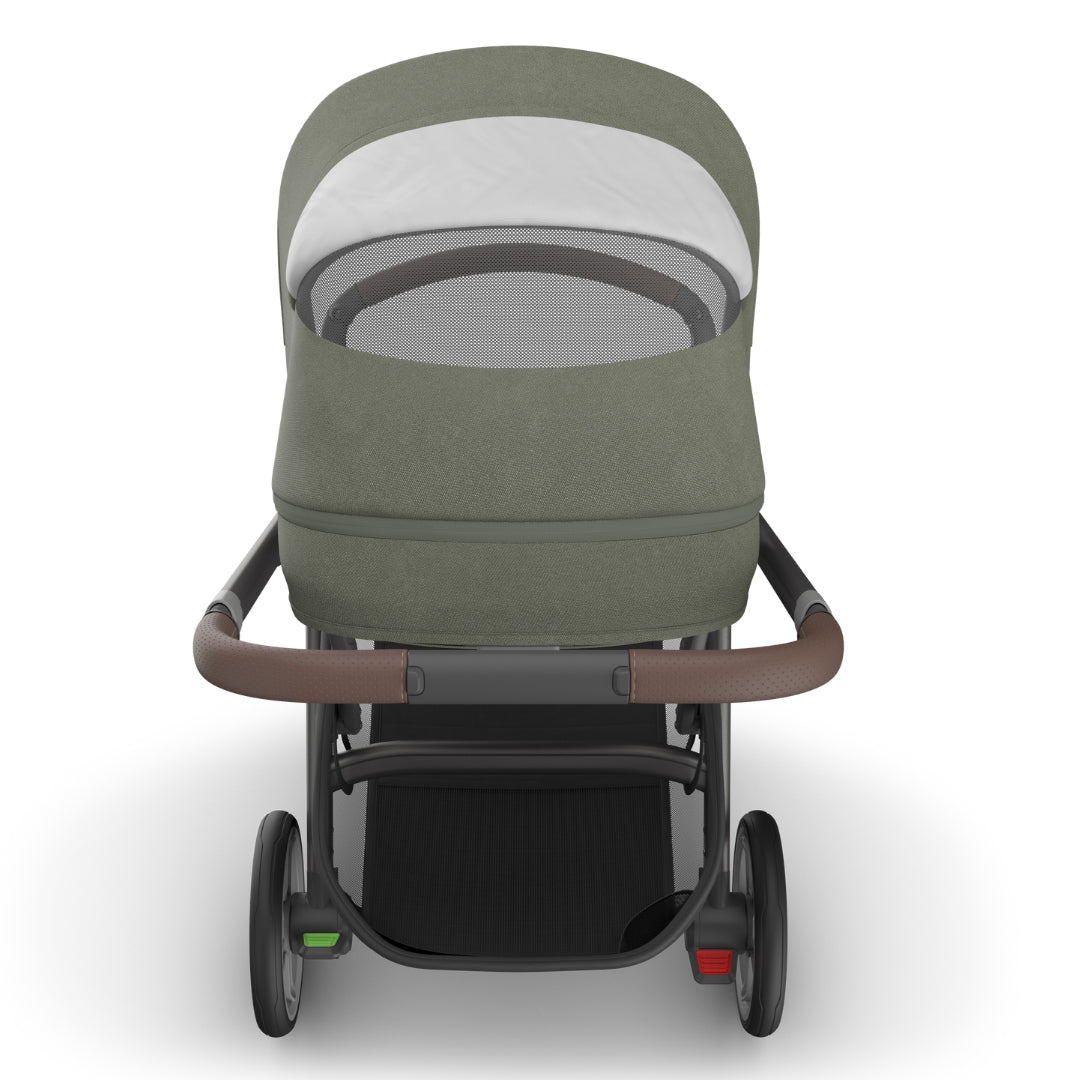 UPPAbaby Cruz V3 Stroller EVELYN (Meadow Green/Graphite Frame/Chestnut Leather)