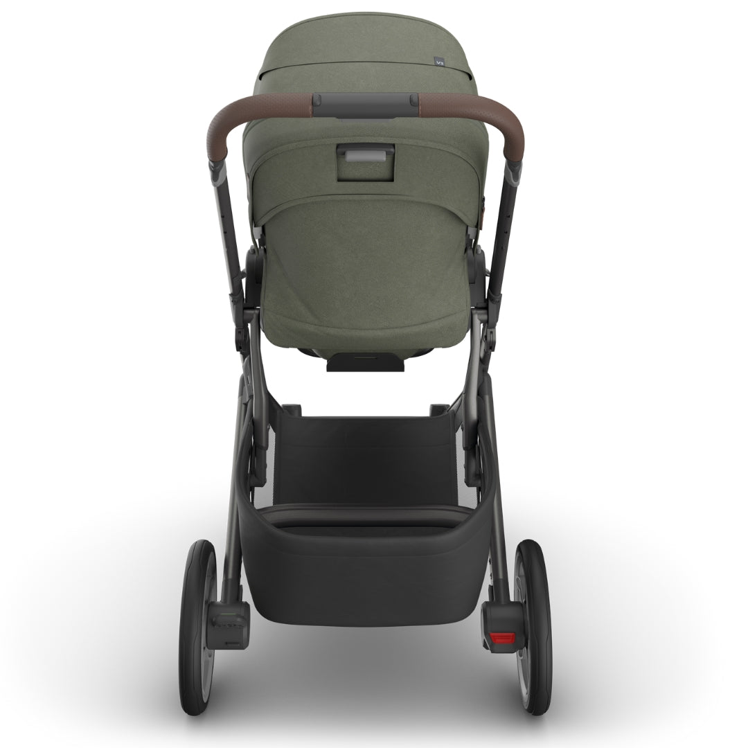 UPPAbaby Cruz V3 Stroller EVELYN (Meadow Green/Graphite Frame/Chestnut Leather)