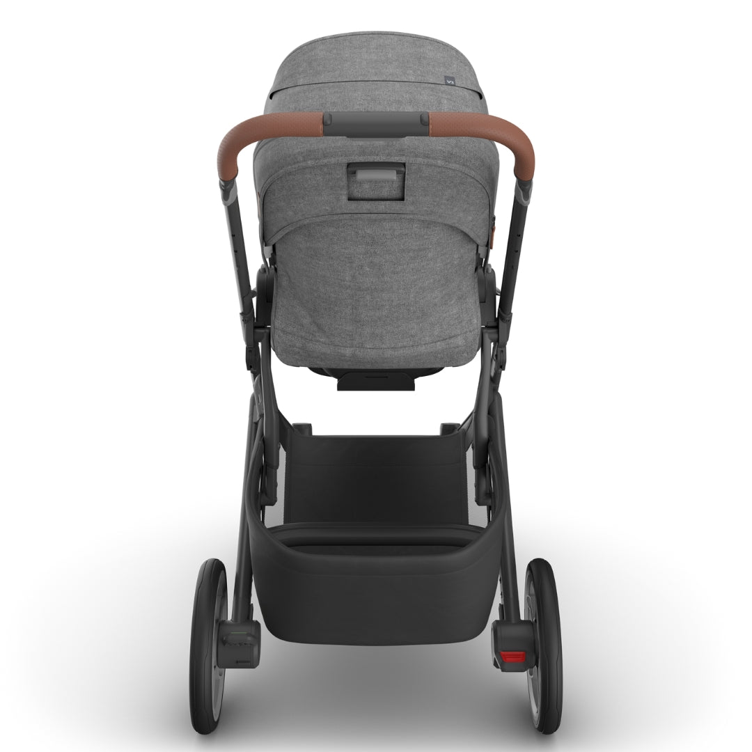 UPPAbaby Cruz V3 Stroller GREYSON (Charcoal Melange/Carbon Frame/Saddle Leather)
