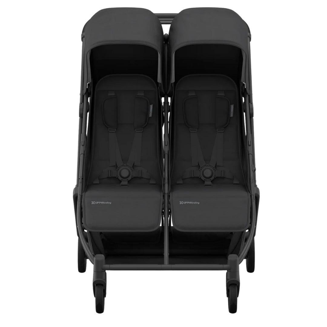 UPPAbaby Minu Duo Stroller JAKE (Charcoal/Carbon/ Black Leather)