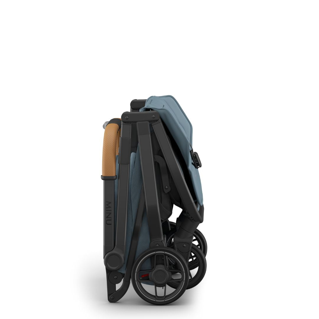 UPPAbaby Minu V3 Stroller Stone Blue/Carbon Frame DILLAN
