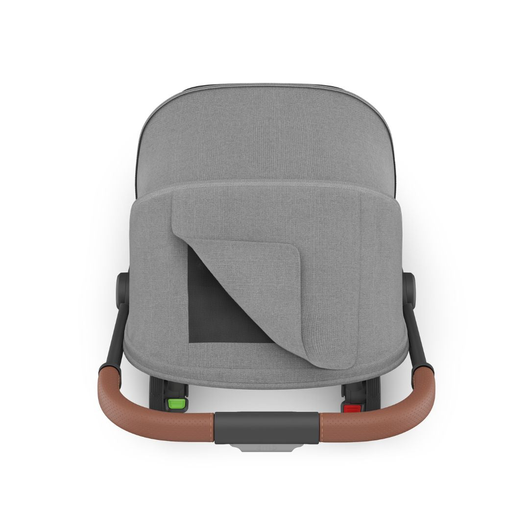 UPPAbaby Minu V3 Stroller Charcoal Melange/Carbon Frame GREYSON