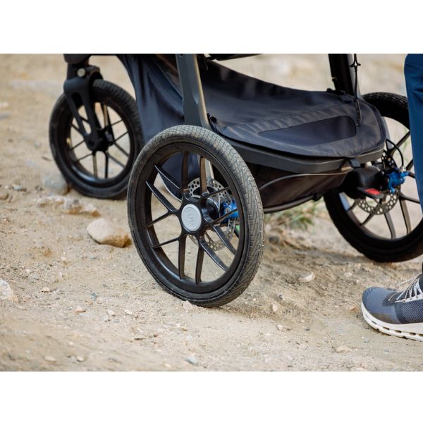 UPPAbaby RIDGE Pram JAKE (Charcoal/Grey) + Bassinet + Bassinet Adaptors