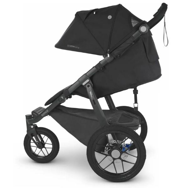 UPPAbaby RIDGE Pram JAKE (Charcoal/Grey) + Bassinet + Bassinet Adaptors
