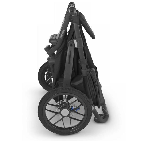 UPPAbaby RIDGE Pram JAKE (Charcoal/Grey) + Bassinet + Bassinet Adaptors