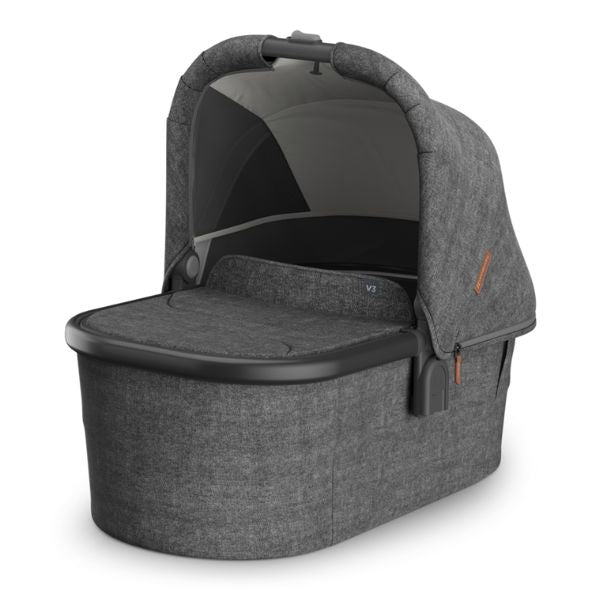 UPPAbaby V3 Bassinet GREYSON (Charcoal Melange/Carbon Frame/Saddle Leather)