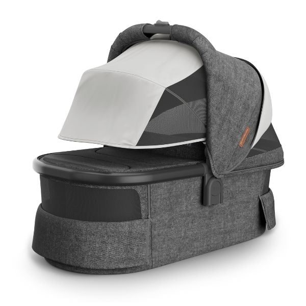 UPPAbaby V3 Bassinet GREYSON (Charcoal Melange/Carbon Frame/Saddle Leather)