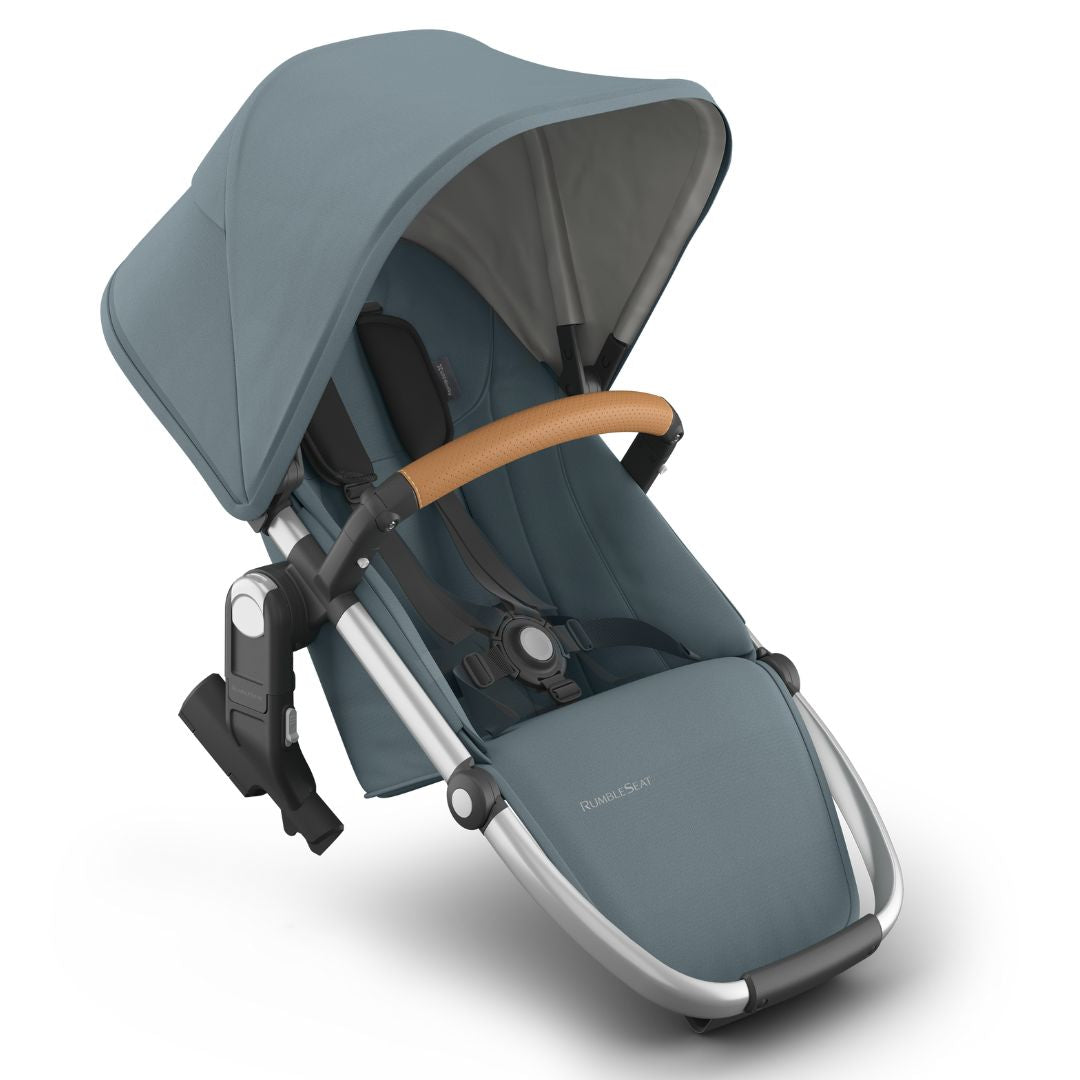 UPPAbaby VISTA V3 Rumble Seat CALLUM (Stone Blue/Silver Frame/Sand Leather)