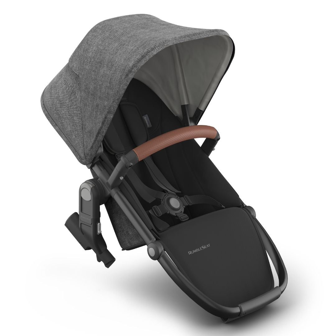 UPPAbaby VISTA V3 Rumble Seat GREYSON (Charcoal Mélange/Carbon/Saddle Leather)