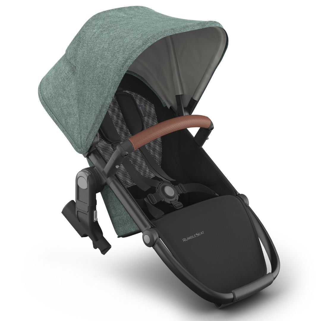 UPPAbaby VISTA V3 Rumble Seat GWEN (Green Mélange/Carbon/Saddle Leather)