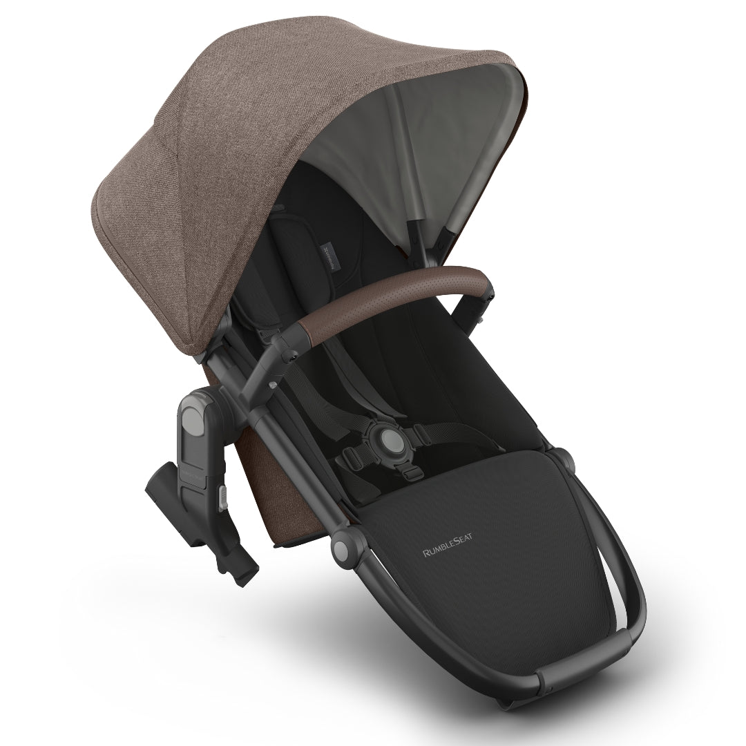 UPPAbaby VISTA V3 Rumble Seat OWEN (Mocha Melange/Carbon Frame/Chestnut Leather)