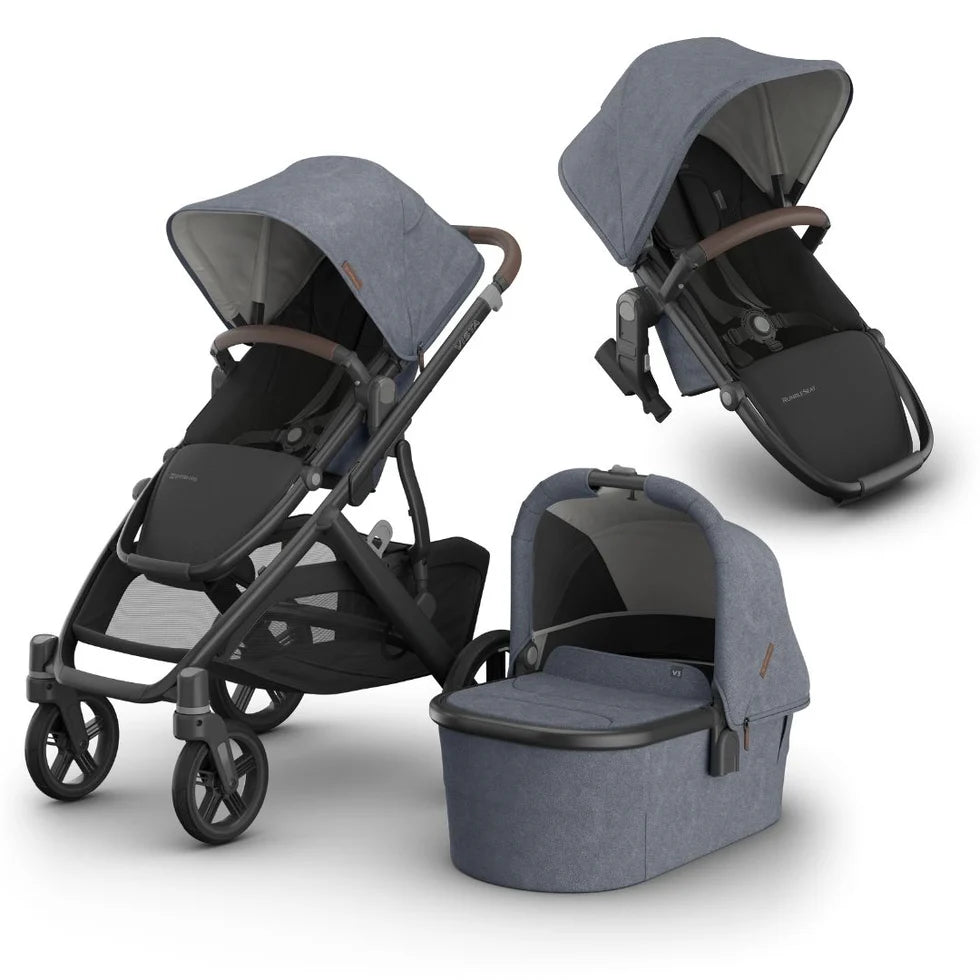 UPPAbaby Vista V3 Pram with Bassinet  + Rumble Seat V3