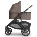 UPPAbaby Vista V3 Pram with Bassinet OWEN (Mocha Melange/Carbon Frame/Chestnut Leather) + Rumble Seat V3
