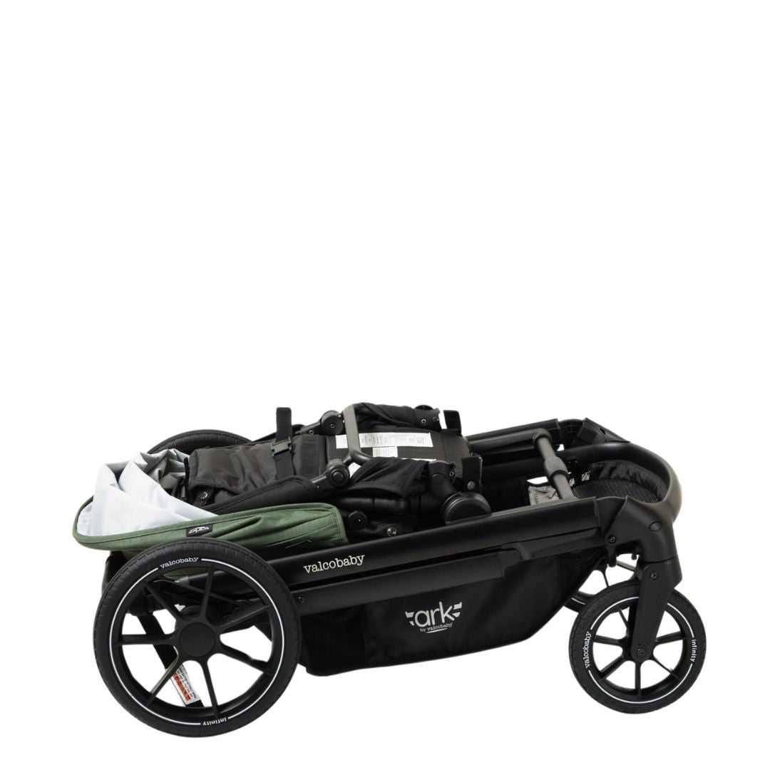 Valco Baby Ark Stroller Basil TRAVEL SYSTEM (Includes Britax B-POD Lite Capsule & Adaptors)