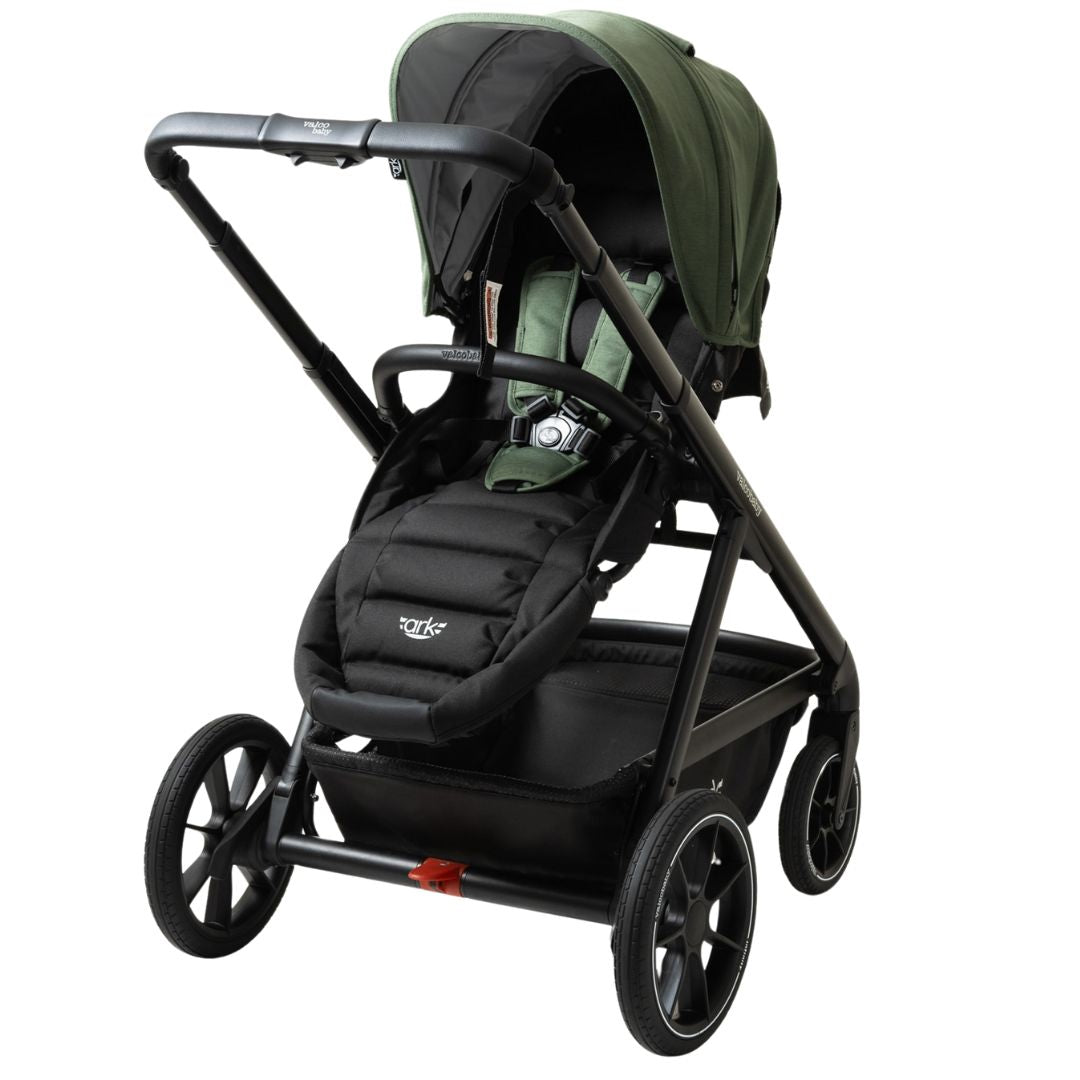 Valco Baby Ark Stroller Basil TRAVEL SYSTEM (Includes Britax B-POD Lite Capsule & Adaptors)