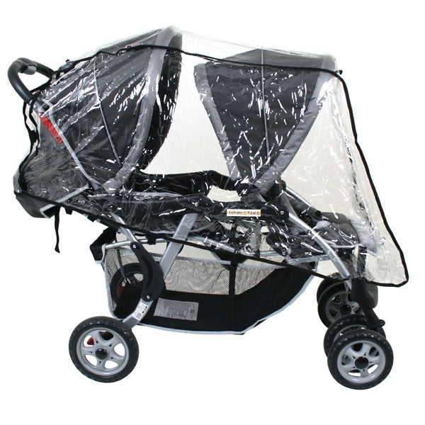 VeeBee Raincover Tandem With Duel Hoods
