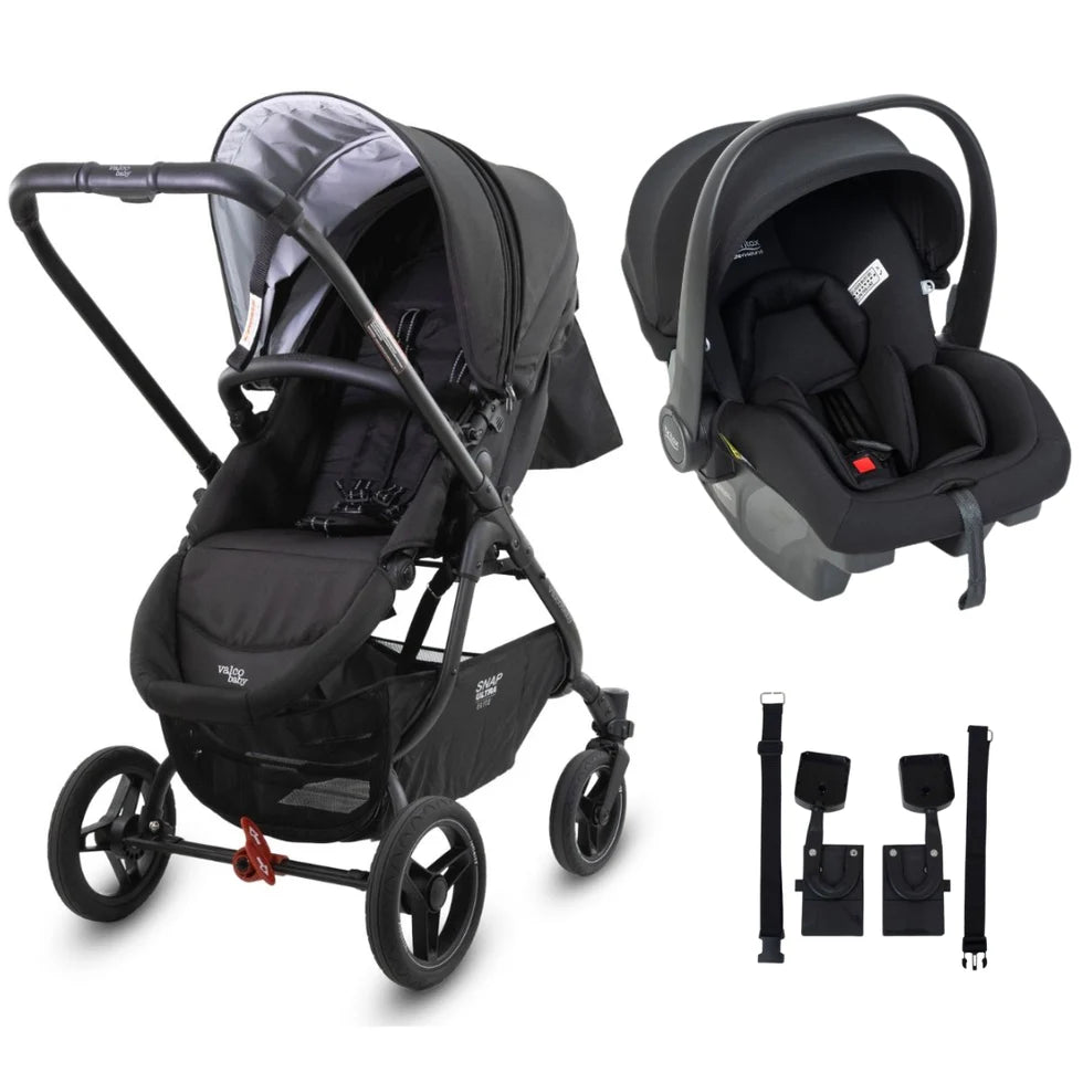 Valco Baby Snap Ultra Elite Stroller TRAVEL SYSTEM (Includes Britax B-POD Lite Capsule & Adaptors)