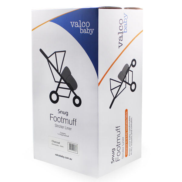 Valco Baby Snug Footmuff Charcoal