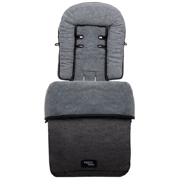 Valco Baby Snug Footmuff Charcoal
