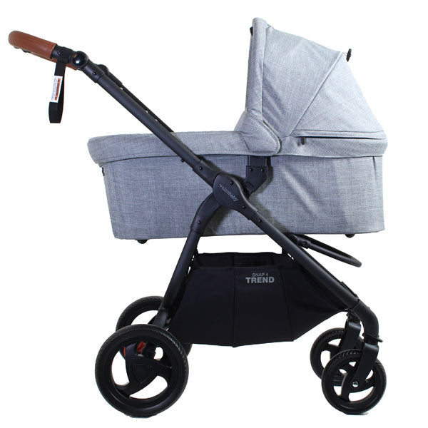 Valco Baby Trend Ultra/Trend & Trend 4 Bassinet Grey Marl + Bassinet Adaptors