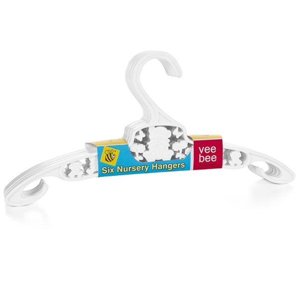 VeeBee Plastic Hangers White