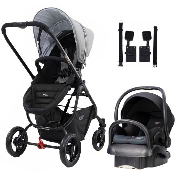 Valco Baby Snap Ultra (Pivot Seat) Stroller Fauna TRAVEL SYSTEM (Includes Capsule & Adaptors)