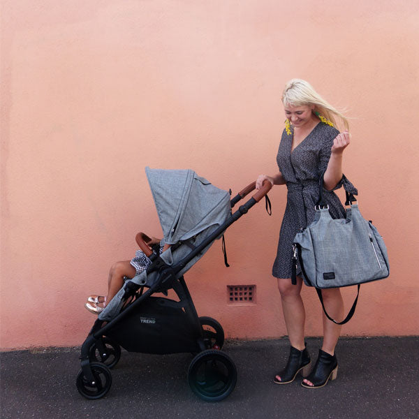 Valco Baby Mothers Bag Grey Marl