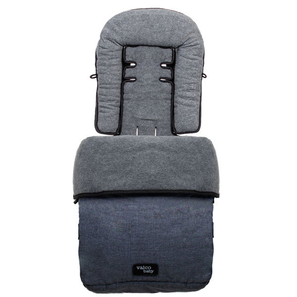 Valco Baby Snug Footmuff Denim