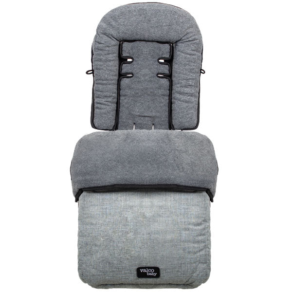 Valco Baby Snug Footmuff Grey Marle