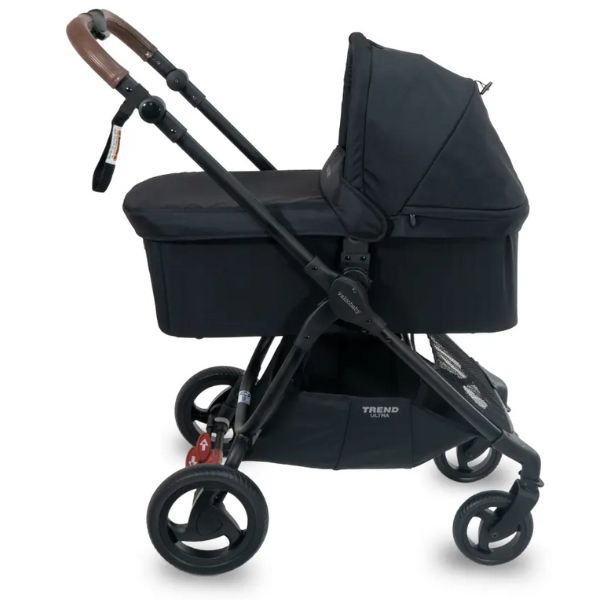 Valco Baby Trend Ultra/Trend & Trend 4 Bassinet Ash Black + Bassinet Adaptors