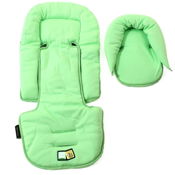 Veebee Seatpad & Headhugger - Green Apple