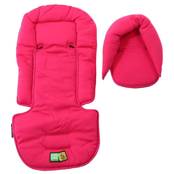Veebee Seatpad & Headhugger - Magenta Pink