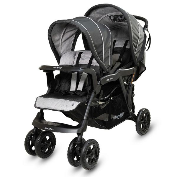VeeBee Double Take Tandem Stroller Salt & Pepper
