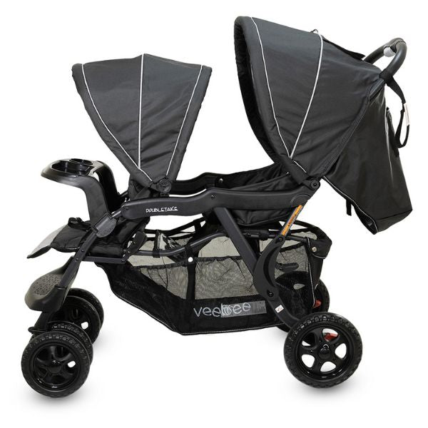 VeeBee Double Take Tandem Stroller Salt & Pepper