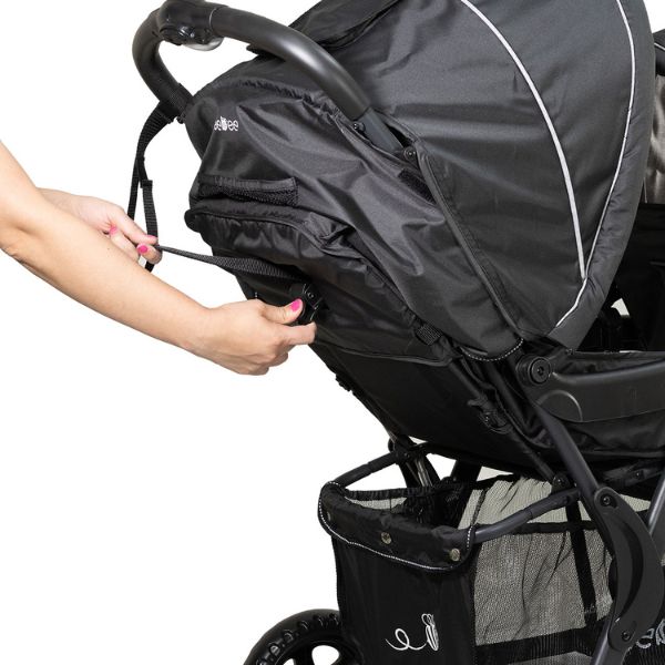 VeeBee Double Take Tandem Stroller Salt & Pepper