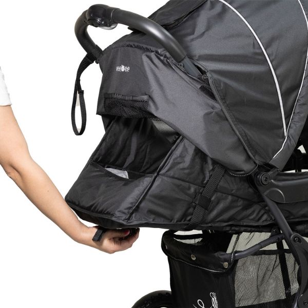 VeeBee Double Take Tandem Stroller Salt & Pepper