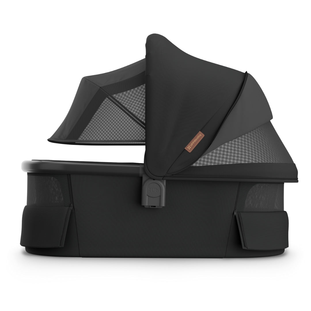 UPPAbaby Vista V3 Pram with Bassinet NORI (Charcoal/Carbon Frame/Saddle Leather) + Rumble Seat V3