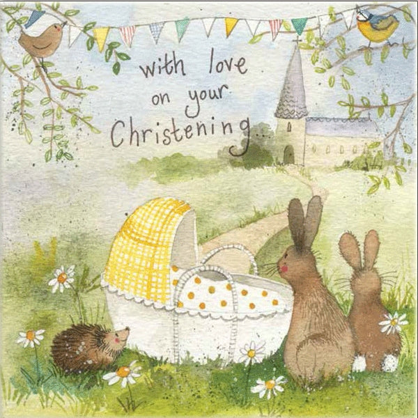 Waterlyn Christening Day Greeting Card