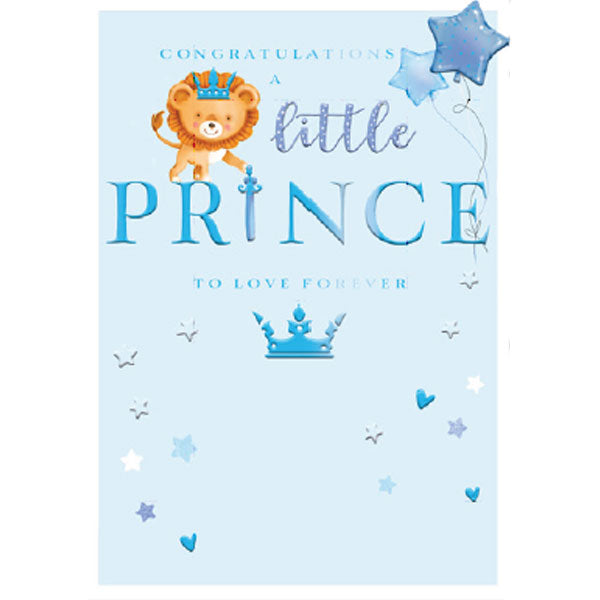 Waterlyn Ling Design Birth of Boy Card Greeting Card LNG_HI0723