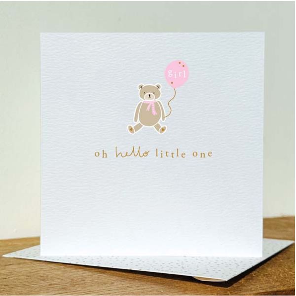 Waterlyn Megan Claire Baby Girl Greeting Card MEG_HP01