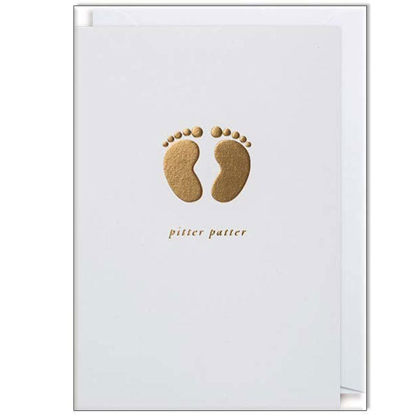 Waterlyn Pitter Patter Greeting Card LG1411