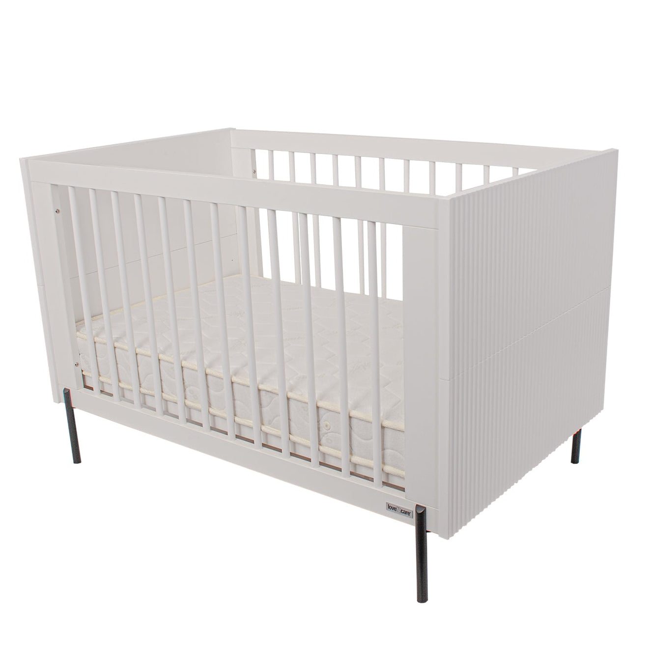 Love N Care Waves Cot White