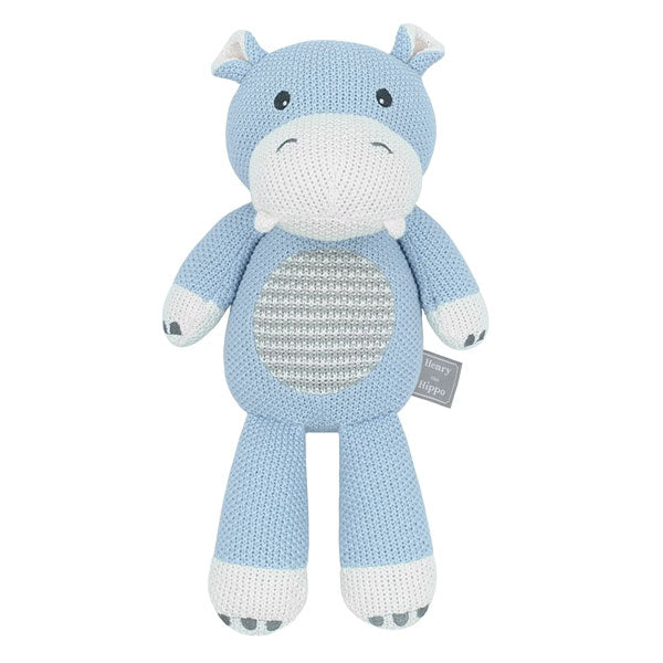 Living Textiles Whimsical Softie Toy Henry The Hippo